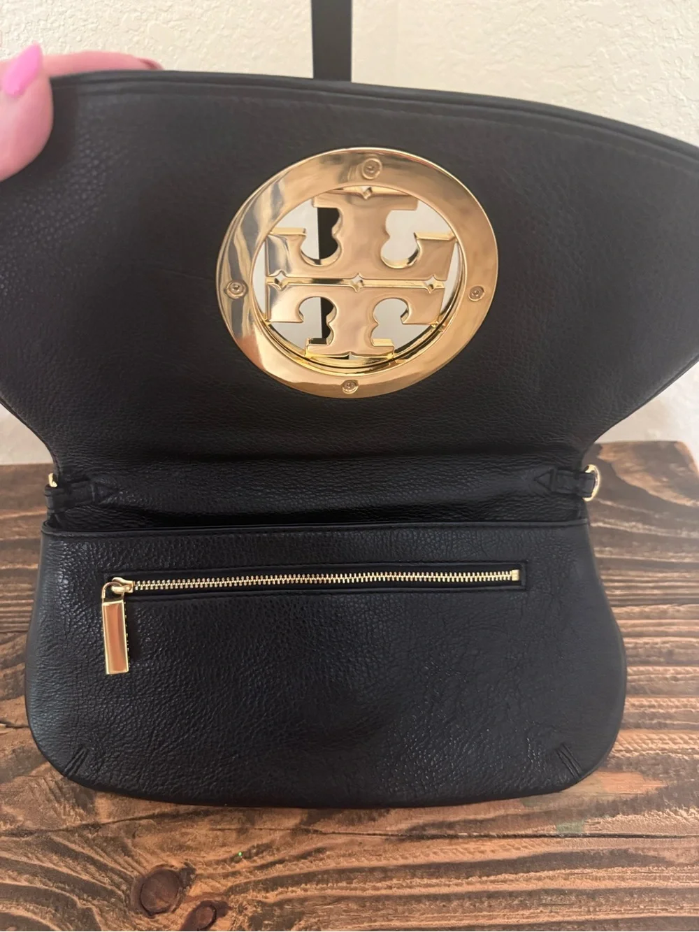 Tory Burch Bombe Reva Flap Clutch / Convertible Chain Crossbody